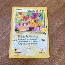 Pokemon TCG Birthday Pikachu Holo Card Celebrations Series Promo picture