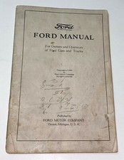 Rare Antique Ford Automobile Cars & Trucks Manual Detroit, Michigan C.1926 US picture