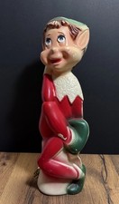 Vintage 1966 Judith Novelty Sales Co. Inc. Christmas Elf Blow Mold  17”*HTF* picture