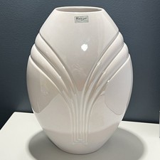 Vintage Royal Haeger Vase White 12