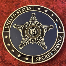US SECRET SERVICE CHALLENGE COIN / VINTAGE STAR EAGLE / NEW ISSUE picture