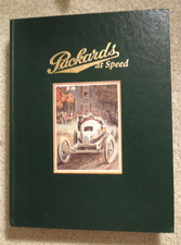 Packards at Speed Book #388 of 500 Autographed Limited Leatherbound Edition picture