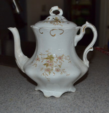 Antique Wallace and Chetwynd Tea Pot, Semi Vitreous Opaque China 1882-1901 picture
