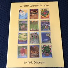 Vintage Nikki Schumann 2000 Poster Portfolio Calendar Frameable 11 x 14 picture