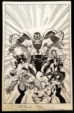 Classic X-Men #19 by Art Adams 11x17 FRAMED Original Art Poster Marvel Comics picture