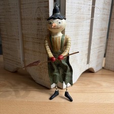 (880). Vintage-Style Ornament Snowman with Shovel, LORI Mitchell??? picture