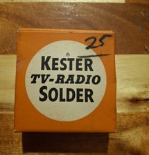 Vintage Kester TV-Radio Solder Faster Acting Resin-Five Flux Core NOS in Box picture