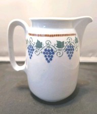 Antique/Vintage Creamer Pitcher With Grapes and leaves Pattern Germany picture