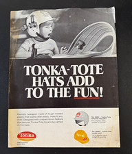 Vintage 1970 Tonka-Tote Hats Add To The Fun Toy Catalog Promo Print Insert Ad picture