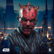 Star Wars Darth Maul 1/2 Scale Bust Diamond Select Legends 3D Gentle Giant Vader picture