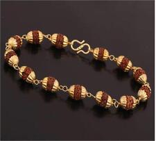 Rudraksha Bracelet Golden Cap Original rudraksha beads/stylish rudraksh Bracelet picture