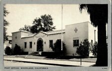 1930'S. POST OFFICE. WOODLAND, CA. POSTCARD t14 picture
