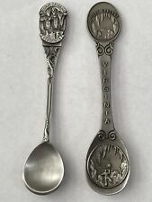 Solid Pewter - Luray Cavern Collector Spoons (2 ) picture
