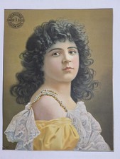 1890s antique F. MAYER MILWAUKEE SHOES victorian AD lithograph 10x13 paper SIGN picture