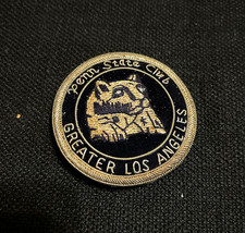 VINTAGE Penn State Club Greater Los Angeles large bullion patch pin 2 3/4
