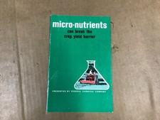 Vintage Micro-Nutrients Can Break The Crop Yield Barrier - Federal Chemical Co. picture