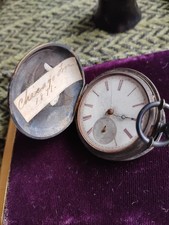 Burnt Pocket Watch Relic Of The 1871 Great Chicago Fire-18k Gold Warranted  picture