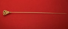Antique Aleppo Shriners Masonic Hatpin 8 7/8” Enamel Crescent Star Boston picture