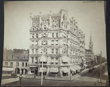 Vintage NYC 1877 Photo ~ Gilsey House ~ Broadway & 29 Street picture