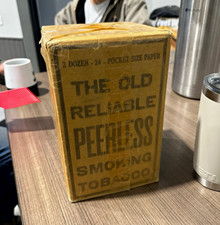 Peerless Smoking Tobacco Box FULL -