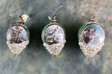 Bradford Editions Call of the Wilderness Set of 3 Ornaments picture