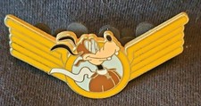 Disney Pin DLR Goofy's Sky School Aviator Pilot Wings LE 200 Rare DCA picture