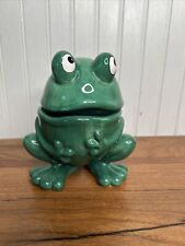 Vtg GANZ Frog Jam Jelly Jar 2 Piece Container picture