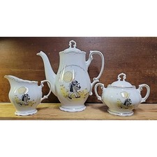 Holly Hobbie Tea Pot Creamer Sugar Coffee Carafe....Someone to Care For 1973 picture