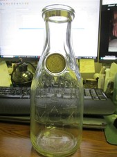 Champaign - Urbana, ILL. Champaign Sanitary Milk Co. TREQ TOKEN Milk Bottle ILLS picture