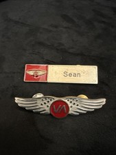 Original Virgin America Flight Attendant Wings Authentic picture