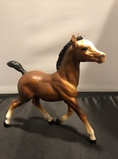 vintage Breyer Brown Running Foal Colt Model Horse 7