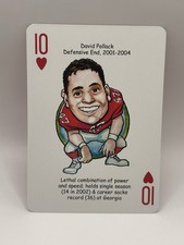 David Pollack Georgia Football Hero Decks Playing Card NM picture