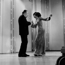 Diana Ross sings with Ed Sullivan on his TV show 12x12 photo picture