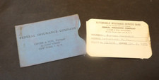 1953 Federal Insurance Company-Advertising Card Holder picture