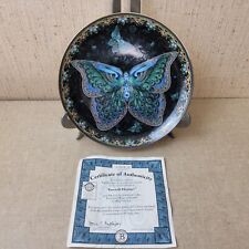 Bradford Exchange Enchanted Wings Emerald Elegance Plate picture