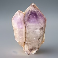 “Violet Phantom Castle” Madagascar Amethyst Skeletal Quartz Twin Crystal picture