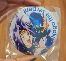 Badge button the Slayers Lina Inverse  NAGA THE SERPENT kadokawa authentic picture