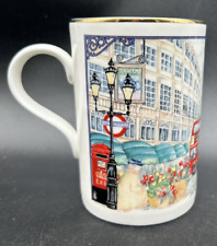 Vtg. James Sadler London Piccadilly Bone China Coffee Mug picture