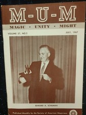 Edward A. Schuman Issue MUM Magazine 1967 Vol. 57 No. 2 picture