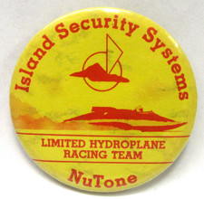 ISLAND SECURITY SYSTEMS Limited Racing Team NuTONE hydroplane 2.25
