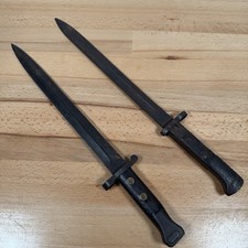Pattern 1888 Mk II BRITISH LEE METFORD WW1 era BAYONET + Bonus Unknown Bayonet picture