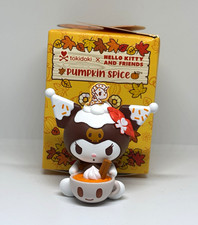 tokidoki x Hello Kitty and Friends Pumpkin Spice Kuromi Fall themed figurine NWB picture