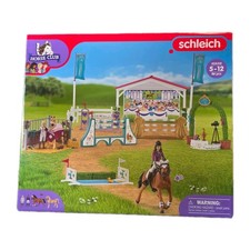 New Schleich Horse Club Friendship Horse Tournament Show 86 pcs Playset #42440 picture