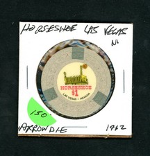 Classic $1.00 Horseshoe Las Vegas,  Nevada Casino Chip picture