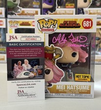 Funko Pop Mei Hatsume #681 Alexis Tipton Signed My Hero Academia JSA COA 635 picture