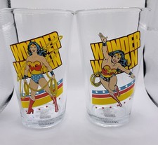 Vandor WONDER WOMAN Set Of Pint Glasses NEW DC Comics picture