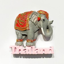 Thailand Tourist Travel Souvenir 3D Resin Elephant Refrigerator Fridge Magnet picture