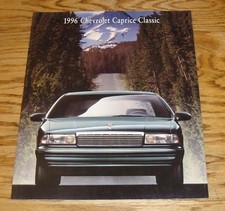 Original 1996 Chevrolet Caprice Classic Sales Brochure 96 Chevy picture