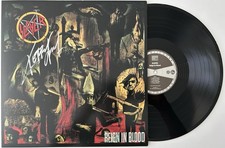 KERRY KING SIGNED SLAYER REIGN IN BLOOD VINYL LP - BECKETT COA picture
