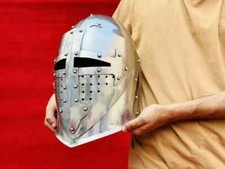 Medieval Sugar Loaf bassinet knight Close Visor Helmet For Halloween Gift/Decor picture